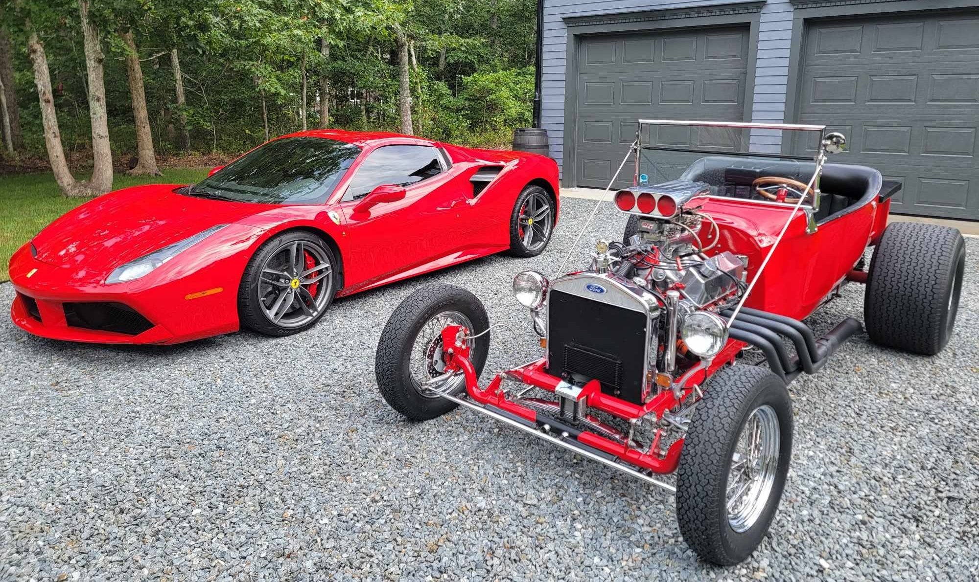 Paul Donahue – 1923 Ford T- Bucket & 2016 Ferrari 488 Spider