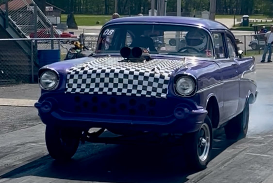Dan helman 57 Chevy Belair Gasser